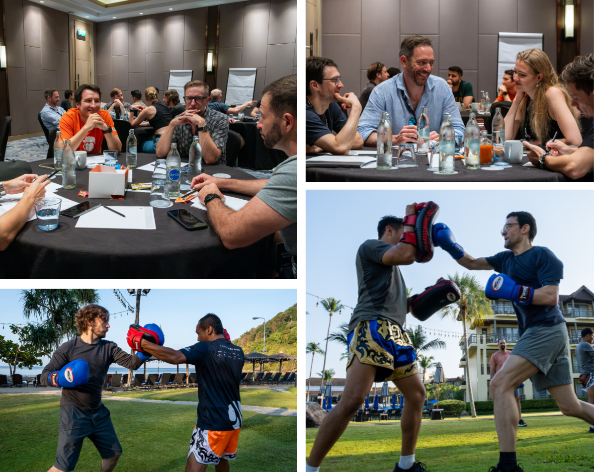 Muay Thai to “kick” start the day, followed by business-centric discussions