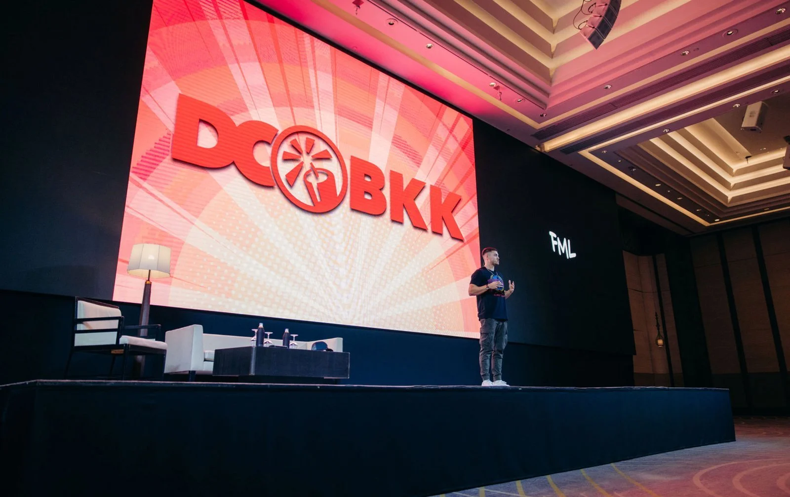 DC Black member Frankie Thorogood sharing his incredible progress at DCBKK 2023