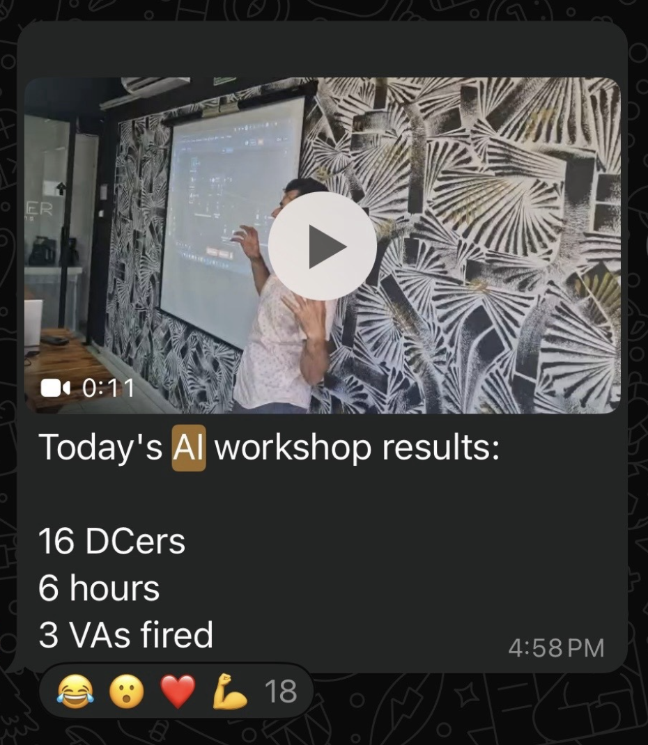 Vibe coding has been all the rage in Dynamite Circle WhatsApp chats and in-person events.