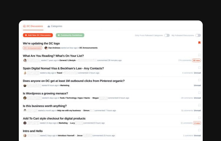 Online forum