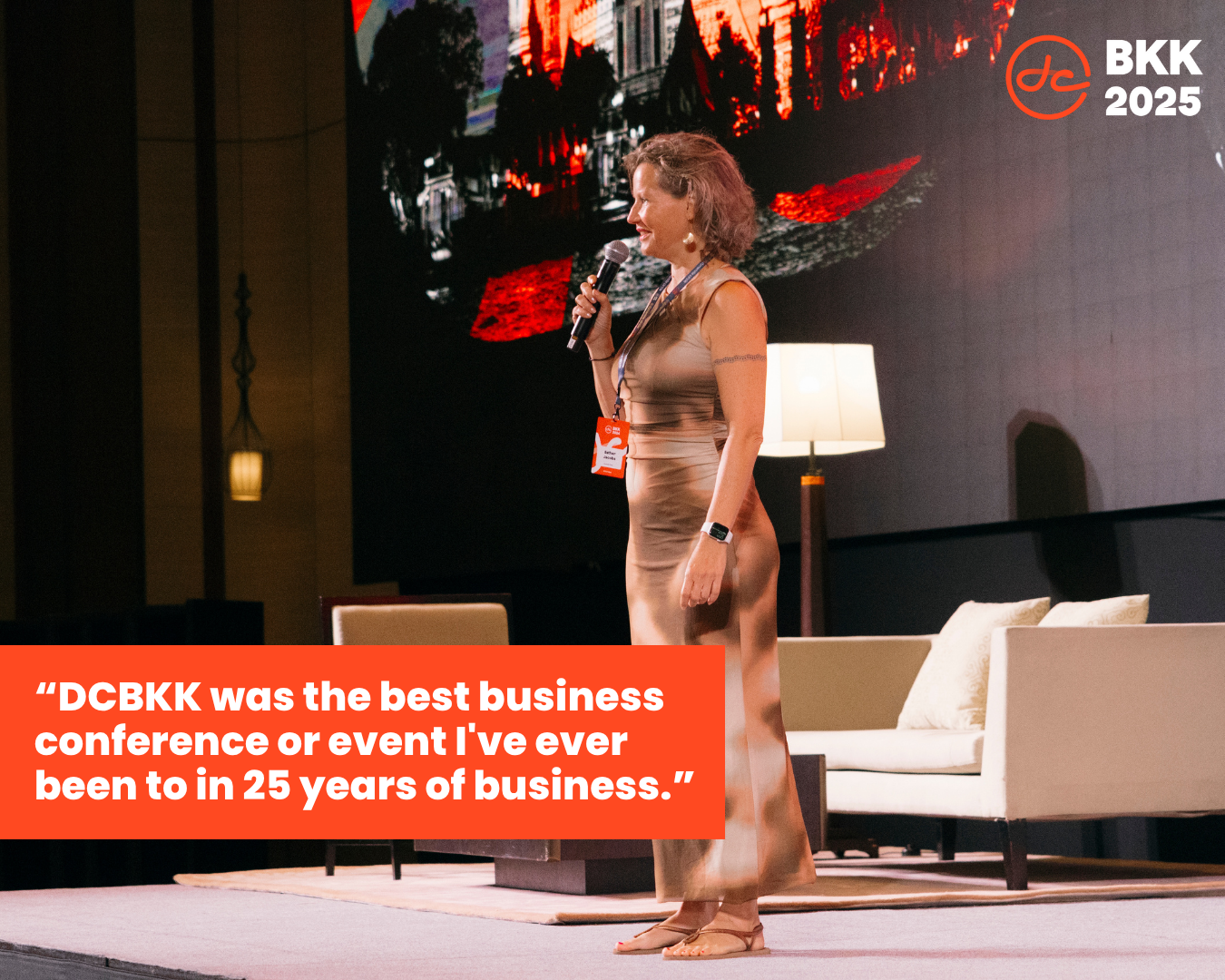 DCBKK testimonial: the best business conference or event I've ever been to in 25 years of business