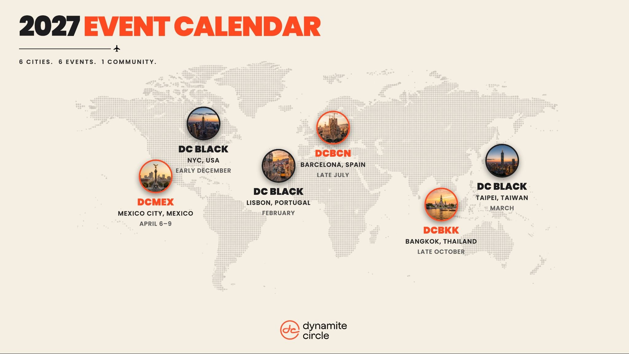 2027 DC Calendar + NEW Summer Event